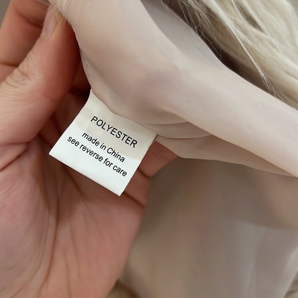 LIONESS | BLUSH FAUX FUR COAT - Picture 7 of 7